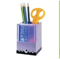 Pen Holder and Digital Clock